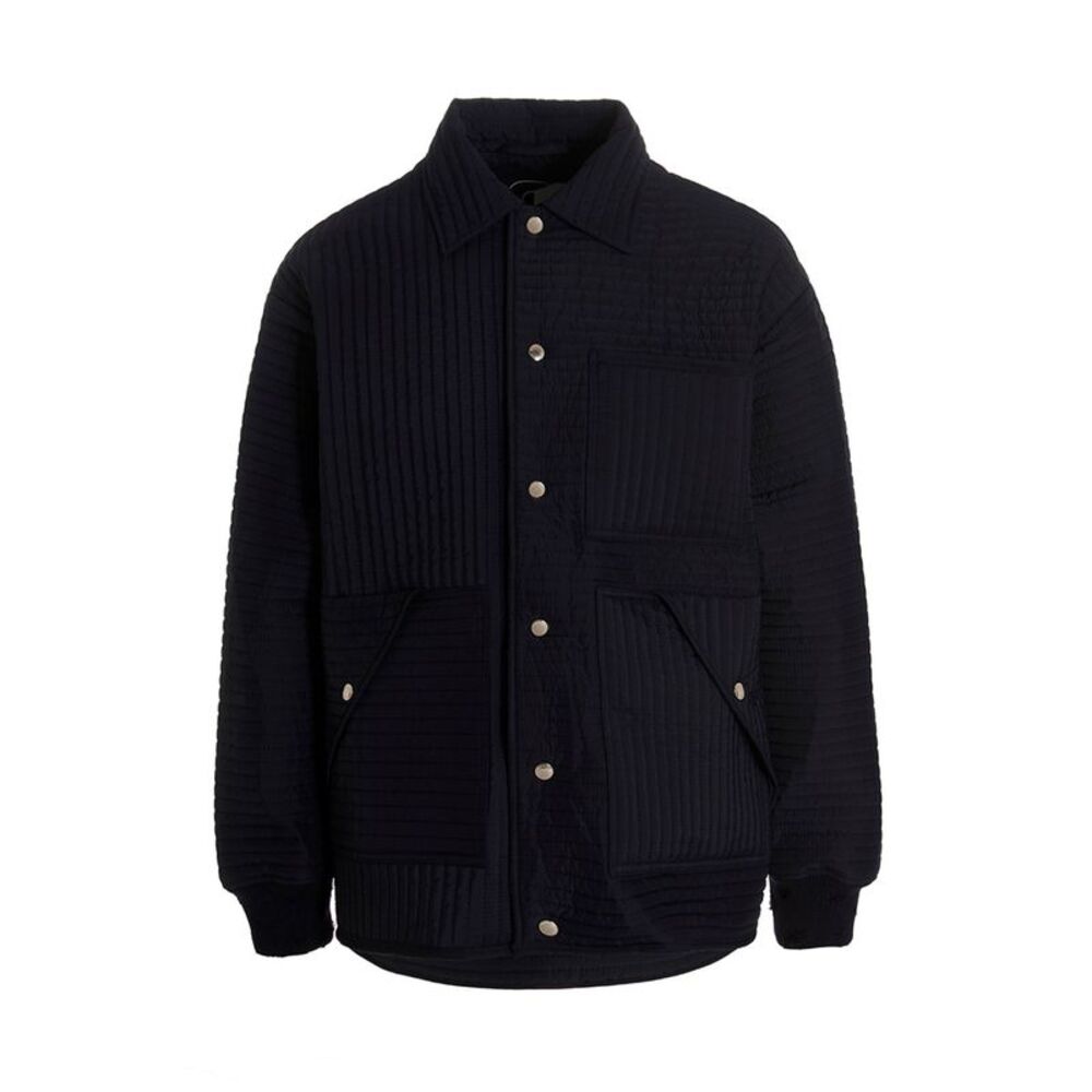 Khrisjoy Men's Chore Quilted Stripes Down Jacket